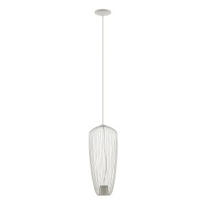 Nowoczesna Lampa Wisząca w Stylu Loft Szara PUMPKIN S SILK GRAY 11242 NOWOVORSKI
