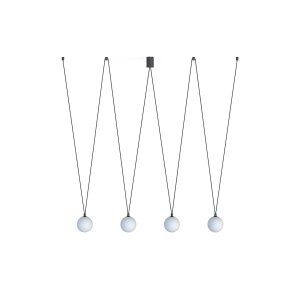 Nowoczesna Lampa Wisząca Mleczny Klosz SLING IV 10354 Nowodvorski LightingI