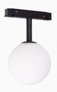 Lampa do szynoprzewodu magnetycznego LED czarna minimalistyczna nowoczesna kula On-Off M0016N MAXLIGHT