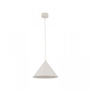 Beżowa lampa wisząca stożkowy klosz minimalistyczna loftowa uniwersalna klasyczna CONO M 11380 TK-LIGHTING