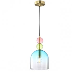 Nowoczesna Lampa Wisząca Wielokolorowa MANSO PND-37462A-MC-GD ITALUX