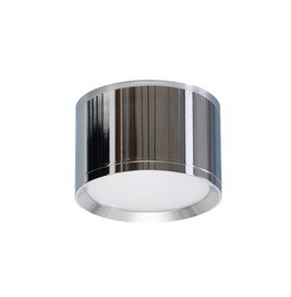 Nowoczesna oprawa sufitowa chromowana natynkowa hermetyczna LED plafon do łazienki FLUME/MARTON Azzardo AZ6856 8W 4000K