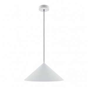Nowoczesna Lampa Wisząca Basic Colors Maytoni MOD167PL-01W Stożkowy Kształt Biała