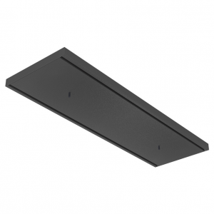 Czarna prostokątna podsufitka natynkowa 78cm max 12 lamp do systemu CAMELEON CANOPY C 780 BLACK 8556 Nowodvorski Lighting