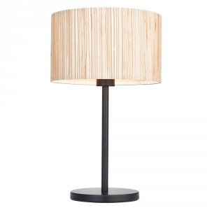 Lampka stołowa nocna z trawy morskiej boho rustykalna naturalna minimalistyczna Longshore 101693 ENDON
