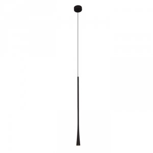 Minimalistyczna Lampa Wisząca Czarna Nowoczesna LED COFFEE P0373 MAXLIGHT