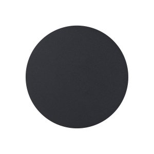 Lampa ścienna kinkiet czarny okrągły 15cm płaski metalowy minimalistyczy NYX ST-8293W/15 black Step Into Design