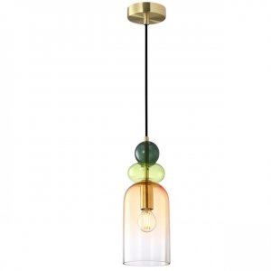 Nowoczesna Lampa Wisząca Wielokolorowa MANSO PND-37462C-MC-GD ITALUX