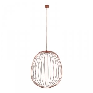 Lampa wisząca kolor ceglany ażurowa druciana owalna minimalistyczna loftowa uniwersalna klasyczna SPHERA L 11302 TK-LIGHTING