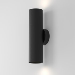 Lampa ścienna kinkiet nowoczesny designerski tuba aluminium czarny Artisan MAYTONI C080WL-02-GU10-B