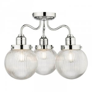Plafon Sufitowy Vintage Szklane Klosze Kuliste TAMARA TAM5350 DAR LIGHTING