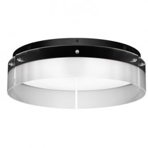 Nowoczesny Plafon Sufitowy Czarny LED BAJOS LE43650 LUCES EXCLUSIVAS