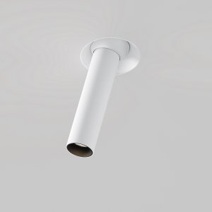 Lampa wbudowana w sufit spot LED nowoczesna regulowana tuba aluminum biała Focus T MAYTONI C140TRS-L200-7W3K-W