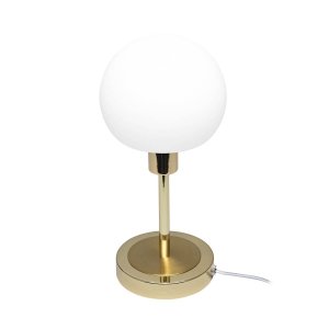 Złota lampa stołowa biurkowa CAVE Italux TB-92039-GD