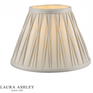 Klosz Abażur 40cm LAURA ASHLEY Fenn Silk Silver DAR LIGHTING LA3603393-Q (Abażur- Bez Podstawy)
