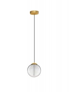 Dekoracyjna złota lampa wisząca LED szklana kula HUALMAY LE44832 Luces Exlusivas