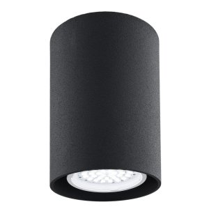 Lampa sufitowa downlight tuba plafon metalowa okrągła czarna pojedyncza nowoczesna klasyczna LED GU10 TYBER 3118 Argon