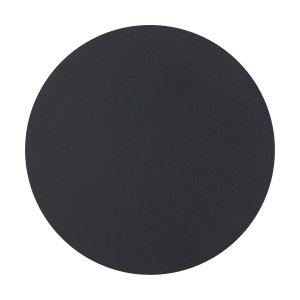 Lampa ścienna kinkiet czarny okrągły 25cm płaski metalowy minimalistyczy NYX ST-8293W/25 black Step Into Design