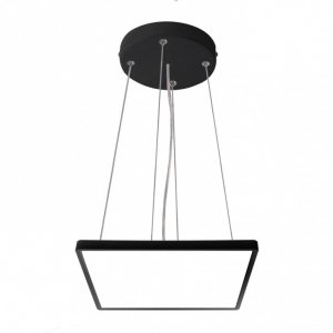 Czarna Nowoczesna Lampa Wisząca LED BASTIA PND-83625-230S-18W-BL ITALUX