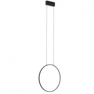 Nowoczesna Czarna Lampa Wisząca LED Okrąg CIRCOLO 10860 Nowodvorski Lighting