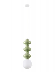 Designerska Lampa Wisząca z Ceramiki w Kolorze Zielonym Luces Exclusivas VILROSA LE44569