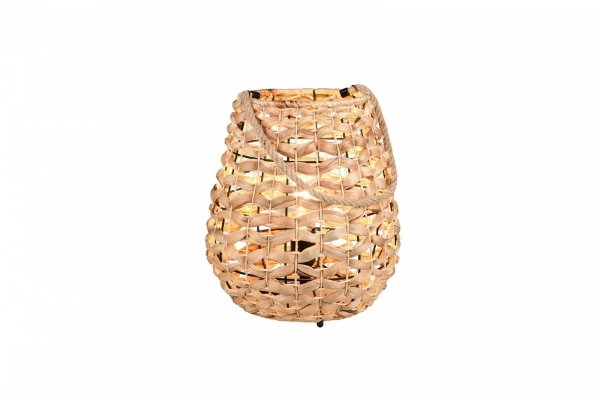Lampka stołowa nocna z możliwością zawieszenia pleciona kolor naturalny tuba boho rustykalna industrialna minimalistyczna klasyczna JEAN R56221036 Rl 