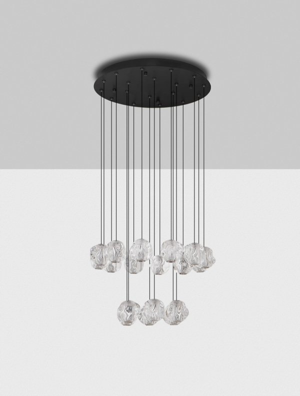 Nowoczesna Molekularna Lampa Wisząca Salonowa Białe Kule LUCES EXCLUSIVAS CHEPEN LE44427