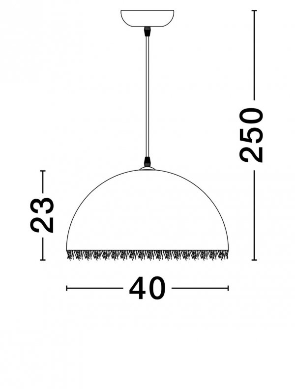 Nowoczesna kulista lampa wisząca MIZQUE LE44748 Luces Exlusivas