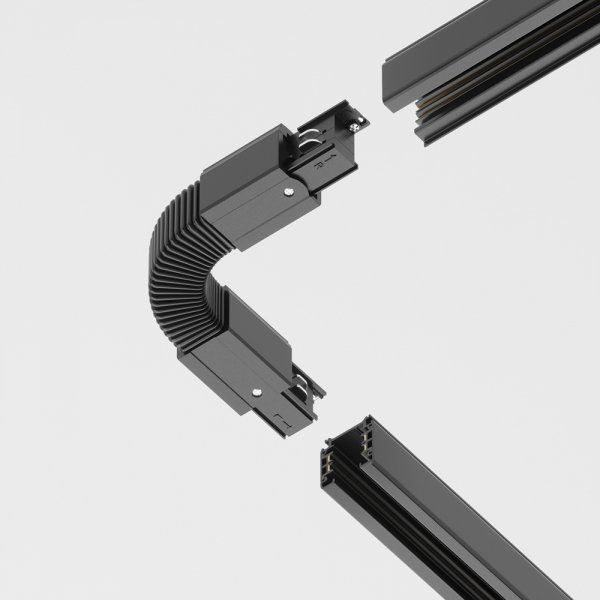 Komponenty do natynkowego systemu szynowego 3-fazowego łącznik elastyczny Accessories for tracks Trinity MAYTONI TRA005CF-31B