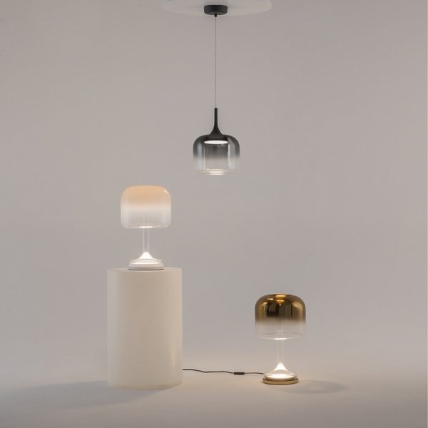 Nowoczesna szklana lampa stołowa Spirito Maytoni MOD286TL-L18W3K