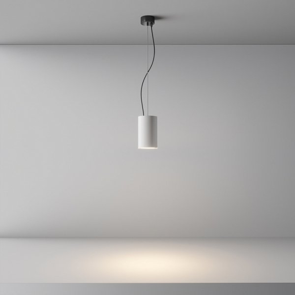 Nowoczesna Lampa Wisząca Tuba biała Efir Maytoni P089PL-25W3K-W