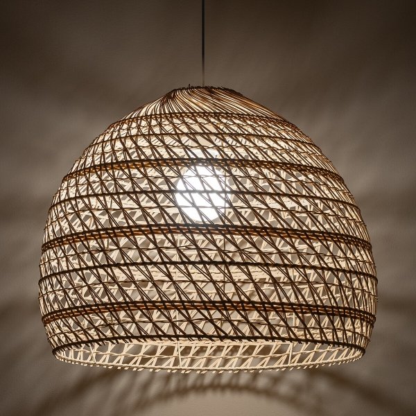 Naturalna Lampa Wisząca Rattanowa BOHO L 11152 Nowodvorski Lighting