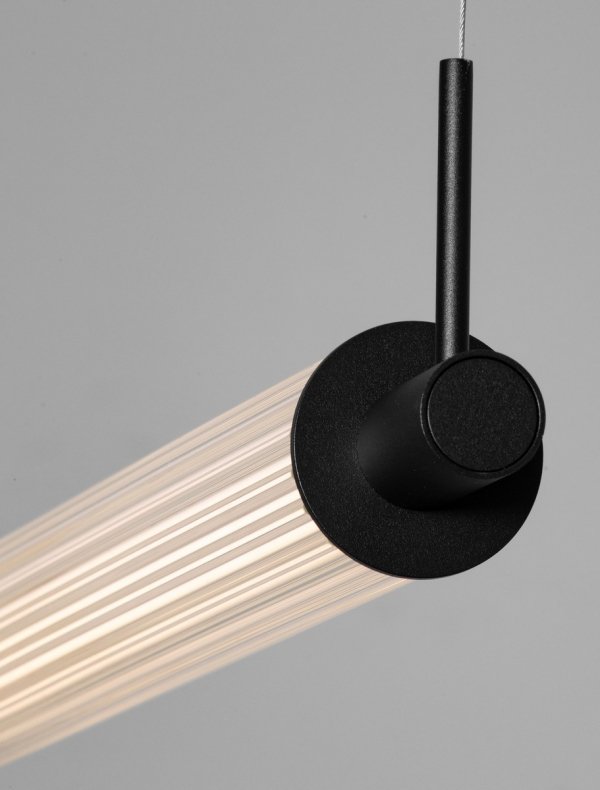 Nowoczesna lampa wisząca listwa szklana LED 27W 2700-3000 K nowoczesna jadalniana nad wyspę ARUCAS LE45879 Luces Exclusivas