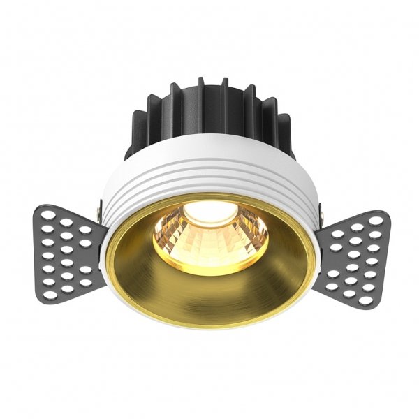Mosiężna Oprawka Wpuszczana Downlight Round Maytoni DL058-12W3K-TRS-BS