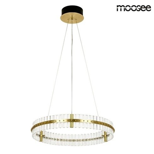 Nowoczesna Kryształowa Lampa Wisząca Glamour LED SATURNUS MSE010100167 MOOSEE