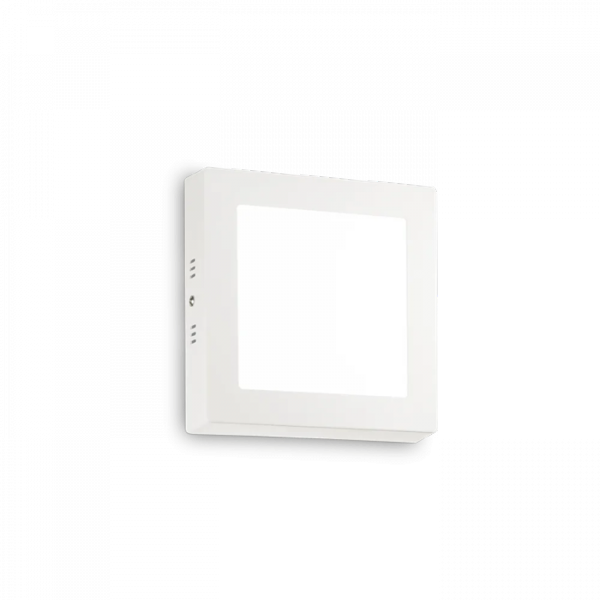 Kwadratowa Biała Lampa Sufitowo Ścienna UNIVERSAL 321769 IDEAL LUX