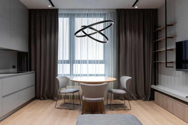 Lampa Wisząca Okrągła Czarna RIM MOD058PL-L74B3K MAYTONI