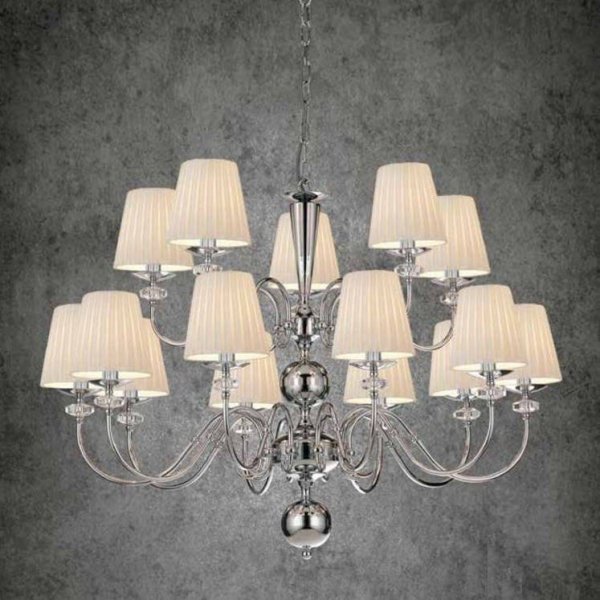 Żyrandol Angielski CHROM LILOSA 8688 AMPLEX