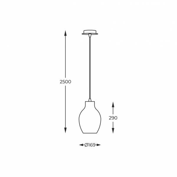 P19066A-D18 BRESSO LAMPA WISZĄCA