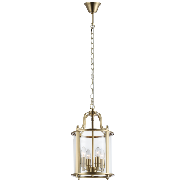 Złota lampa wisząca żyrandol świecznikowy szklany NEW YORK P04217BR żyrandol do salonu nad wyspę