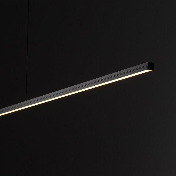 Nowoczesna Lampa Wisząca LED Czarna BAR S 10363 Nowodvorski Lighting