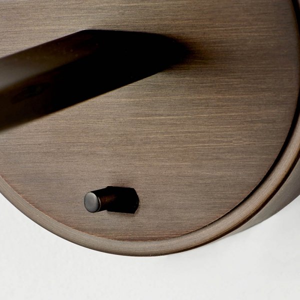 Abażurowy jedwabny kinkiet ścienny okrągły minimalistyczny klasyczny Daley 73018 ENDON 