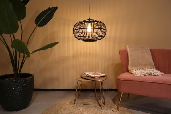 Lampa sufitowa bambusowa 46x46x28cm
