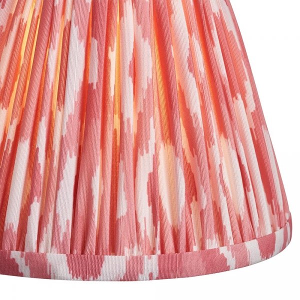 Klasyczna lampa wisząca abażurowa mosiężna minimalistyczna uniwersalna Santiago &amp; Ikat 115008 ENDON