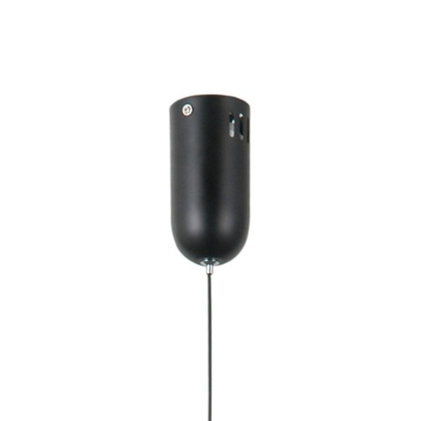 Czarna lampa wisząca nowoczesna Pedro Italux PND-34405-1-BK