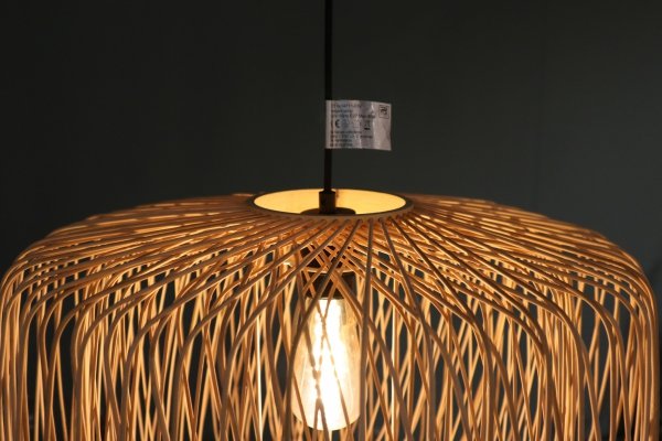 Lampa sufitowa bambusowa 46x46x34cm