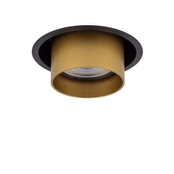 Nowoczesna Oprawa Punktowa Podtynkowa Tuba MONO SLIDE BLACK/GOLD 10800 Nowodvorski Lighting