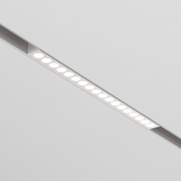 Ścieżka świetlna lampa szynowa LED minimalistyczna uniwersalna aluminium biała możliwość ściemniania Points MAYTONI TR031-4-18W3K-S-DS-W