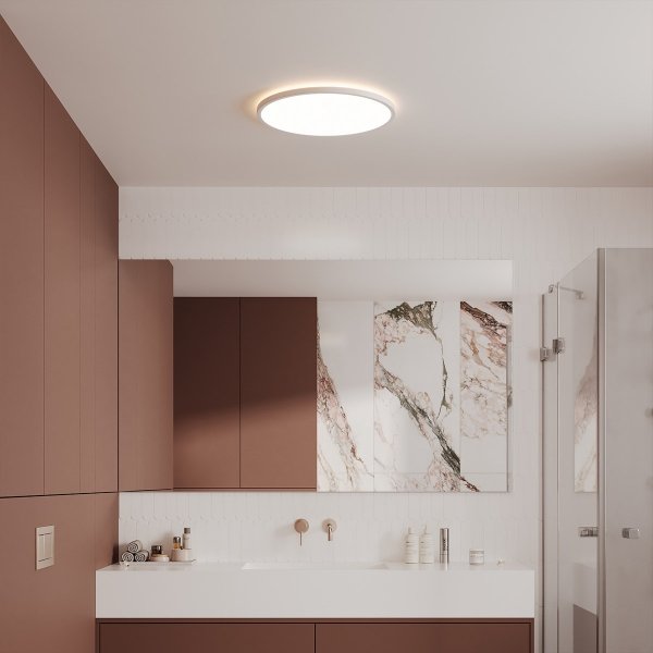 Plafon Sufiitowy Okrągły LED CCT Biały 28cm PRYZMA LP-1707/1C-28 WH LIGHT PRESTIGE