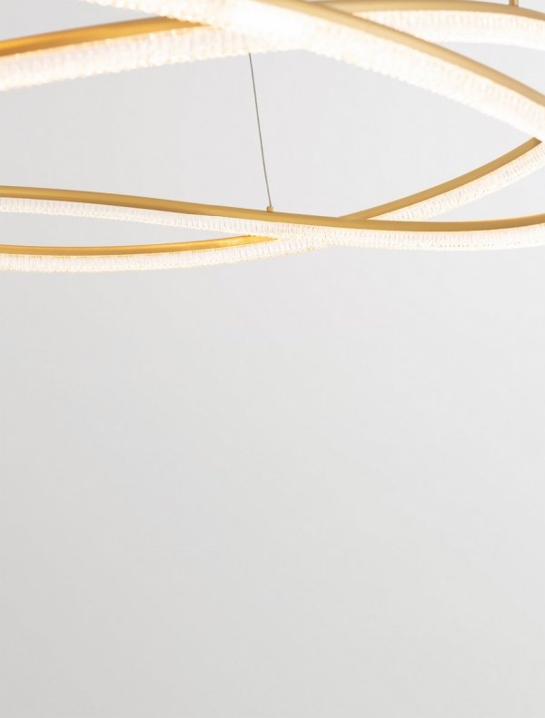 Nowoczesna Lampa Wisząca Złota LED ILAVE LE44324 LUCES EXCLUSIVAS